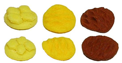 Dollhouse 6 Assorted Cookies 1:12 Scale Miniature Food