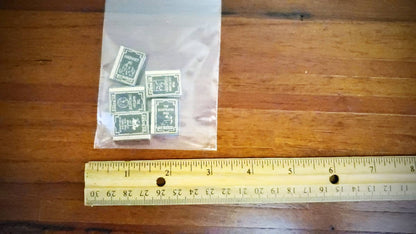 Dollhouse Miniature Book Set x5 Ray Bradbury 1:12 Scale (blank inside)