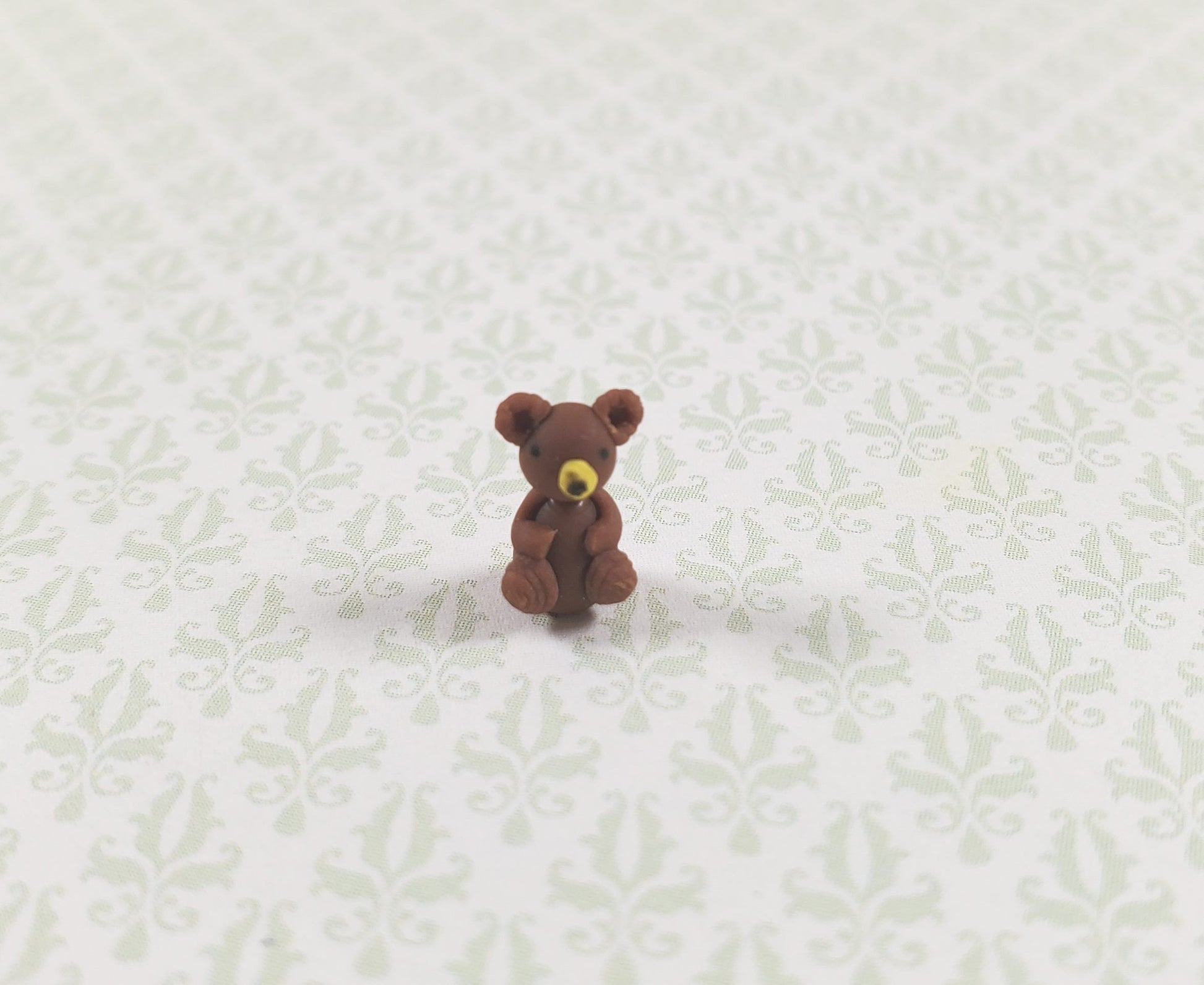 Dollhouse Teddy Bear Small 1:12 Scale Miniature Toys Accessories Decor
