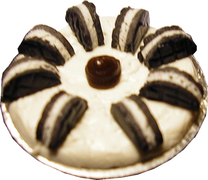 Dollhouse Cookie Cream Pie 1:12 Scale Miniature Food Kitchen Dessert Bakery
