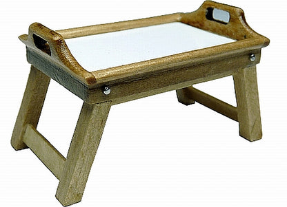 Dollhouse Wood Breakfast Tray Plain 1:12 Scale Miniature Kitchen