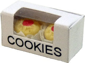 Dollhouse Cookies in Window Box 1:12 Scale Miniatures Food Kitchen Bakery