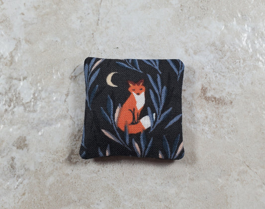 Dollhouse Miniature Pillow Fox with Moon Handmade 1:12 Scale 1 1/2"