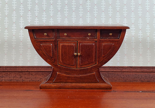 Bespaq Dollhouse Side Board Buffet Art Deco 1:12 Scale Miniature Furniture