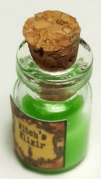 Dollhouse Potion Jar Witch's Elixir 1:12 Scale Dollhouse
