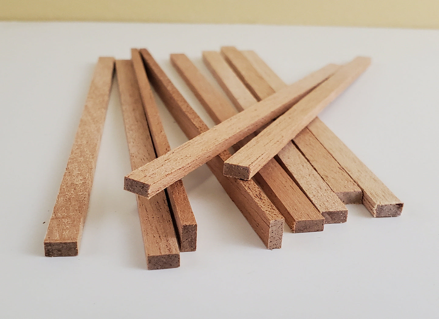 Mahogany Wood Strips x10 1/8" x 1/4 x 6" Long Crafts Models Miniatures