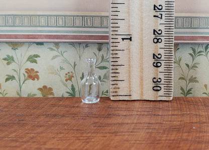 Dollhouse Small Glass Bottle 1:12 Scale Miniature Decoration Drinks