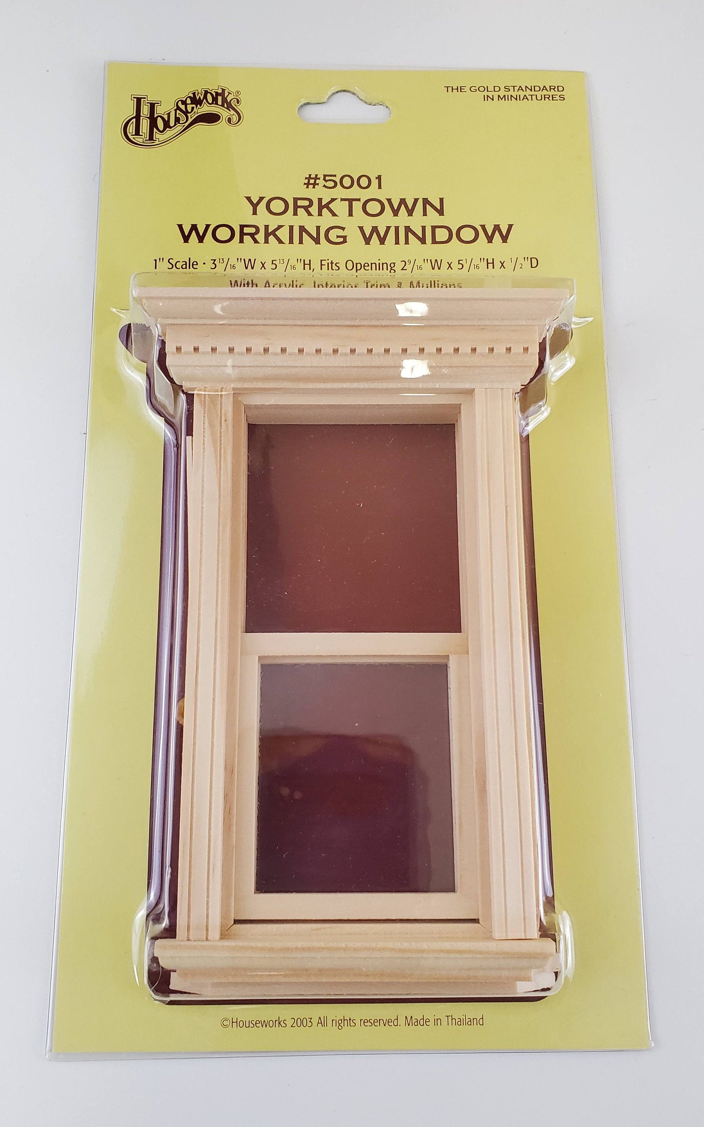 Dollhouse Miniature Window Yorktown Working 1:12 Scale Houseworks #5001