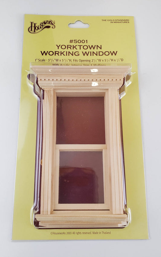 Dollhouse Miniature Window Yorktown Working 1:12 Scale Houseworks #5001