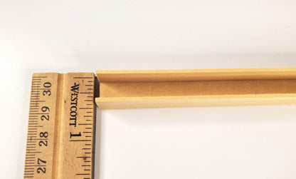 Miniature Channel Molding Trim 1/2" x 1/2" x 18" long Dollhouses Scale Model Building