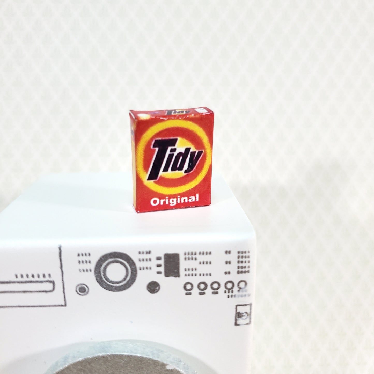 Dollhouse Miniature Boxed Laundry Detergent 1:12 Scale Laundry Room