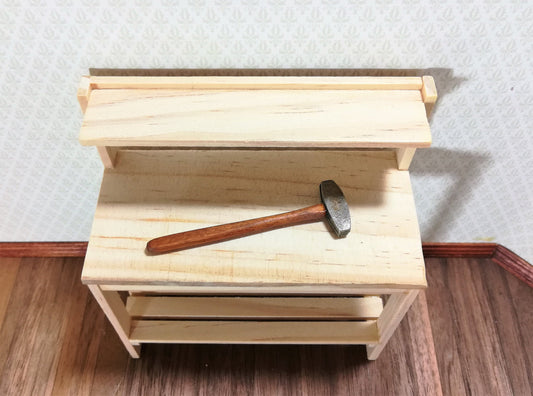 Dollhouse Miniature Sledgehammer Metal & Wood Sir Thomas Thumb 1:12 Scale Tool