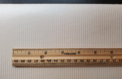 Dollhouse Wallpaper Narrow Beige Stripes 3 Sheets 1:12 Scale Miniature