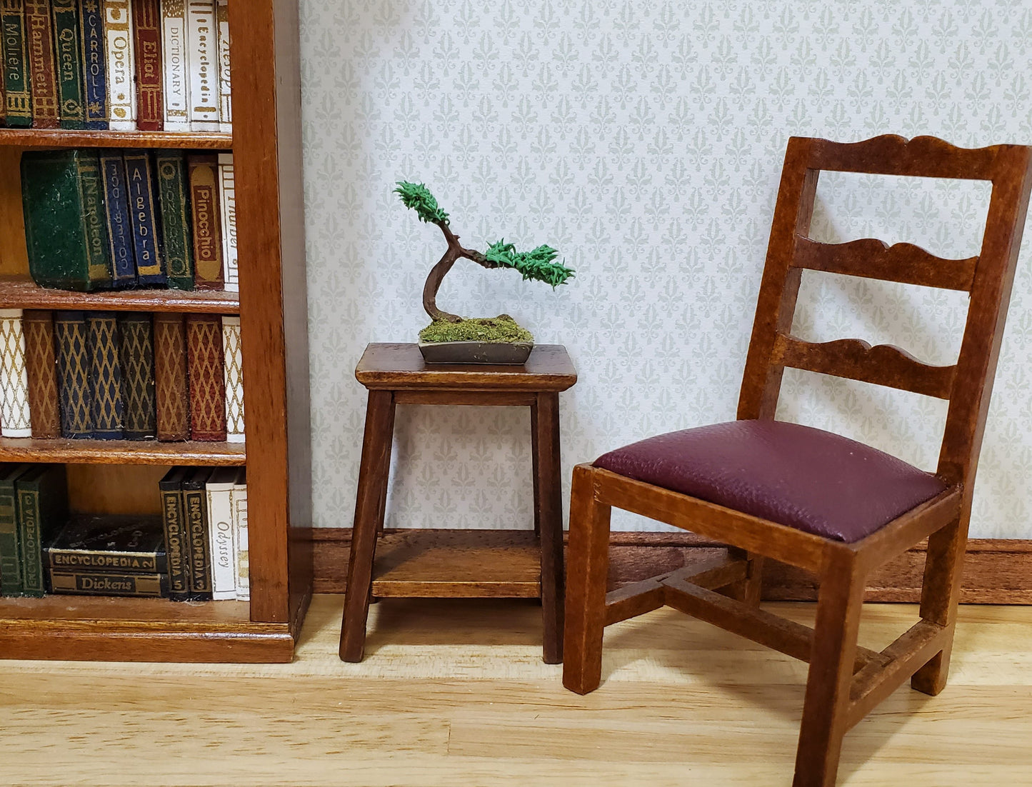 Dollhouse Bonsai Tree Prop Tiny Miniature 1:12 Scale Miniature Handmade