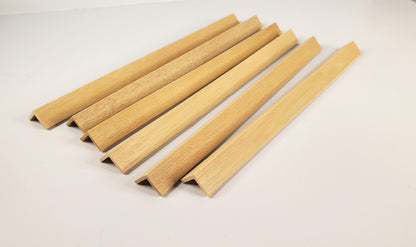 Miniature Corner Trim 6" Pieces x6 Corner Trim Molding 3/8" x 3/8" x 6" Crafts