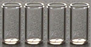 Dollhouse HALF SCALE Clear Water Glasses Set of 4 1:24 Miniature