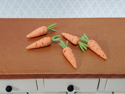 Dollhouse Carrots Set of 5 Vegetables 1:12 Scale Miniatures Kitchen Groceries