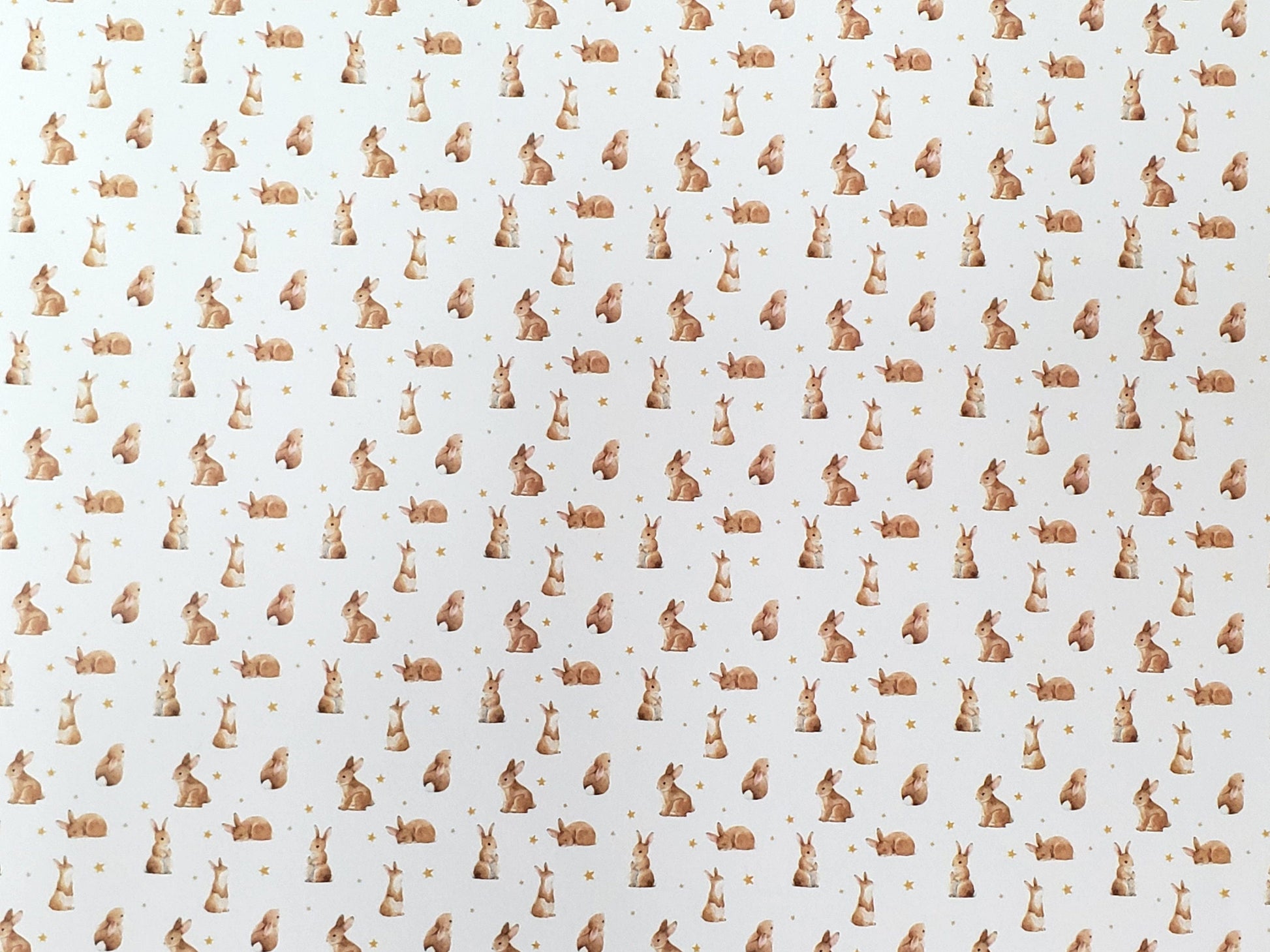 Dollhouse Bunny Rabbit Wallpaper 3 Sheets Nursery Baby's Room 1:12 Scale Miniature