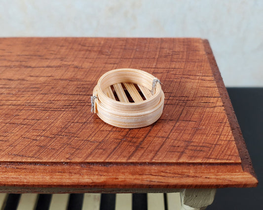 Dollhouse Small Dim Sum Steamer Basket 1:12 Scale Miniature