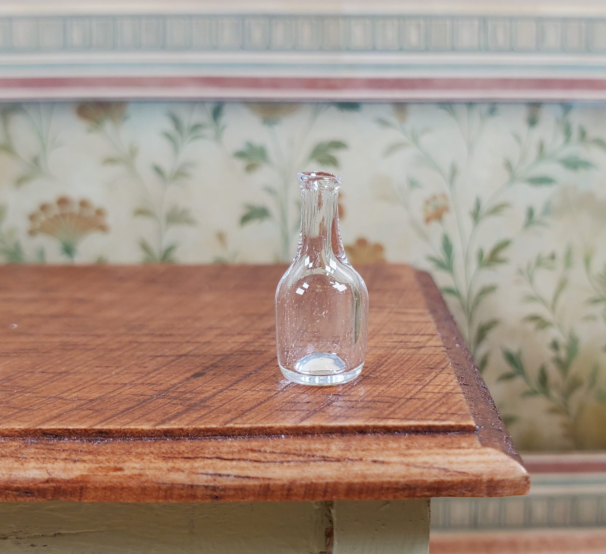 Dollhouse Small Glass Bottle 1:12 Scale Miniature Decoration Drinks