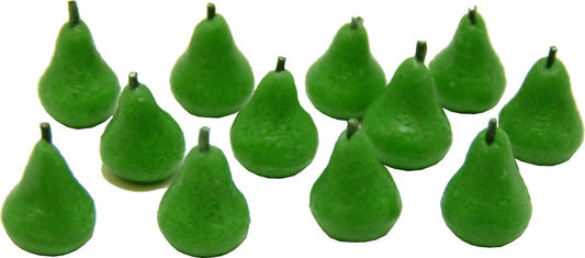 Dollhouse D Anjou Pear Set of 12 1:12 Scale Miniature Food Kitchen Grocery Fruit