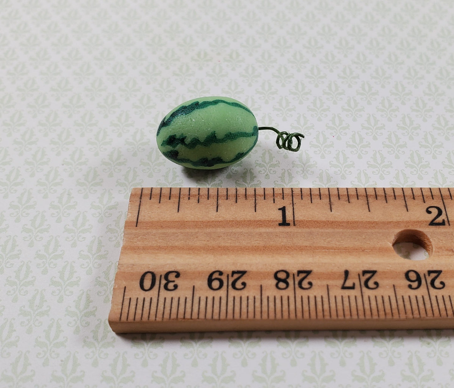 Dollhouse Watermelon Set of 2 1:12 Scale Miniature Kitchen Food Fruit Grocery