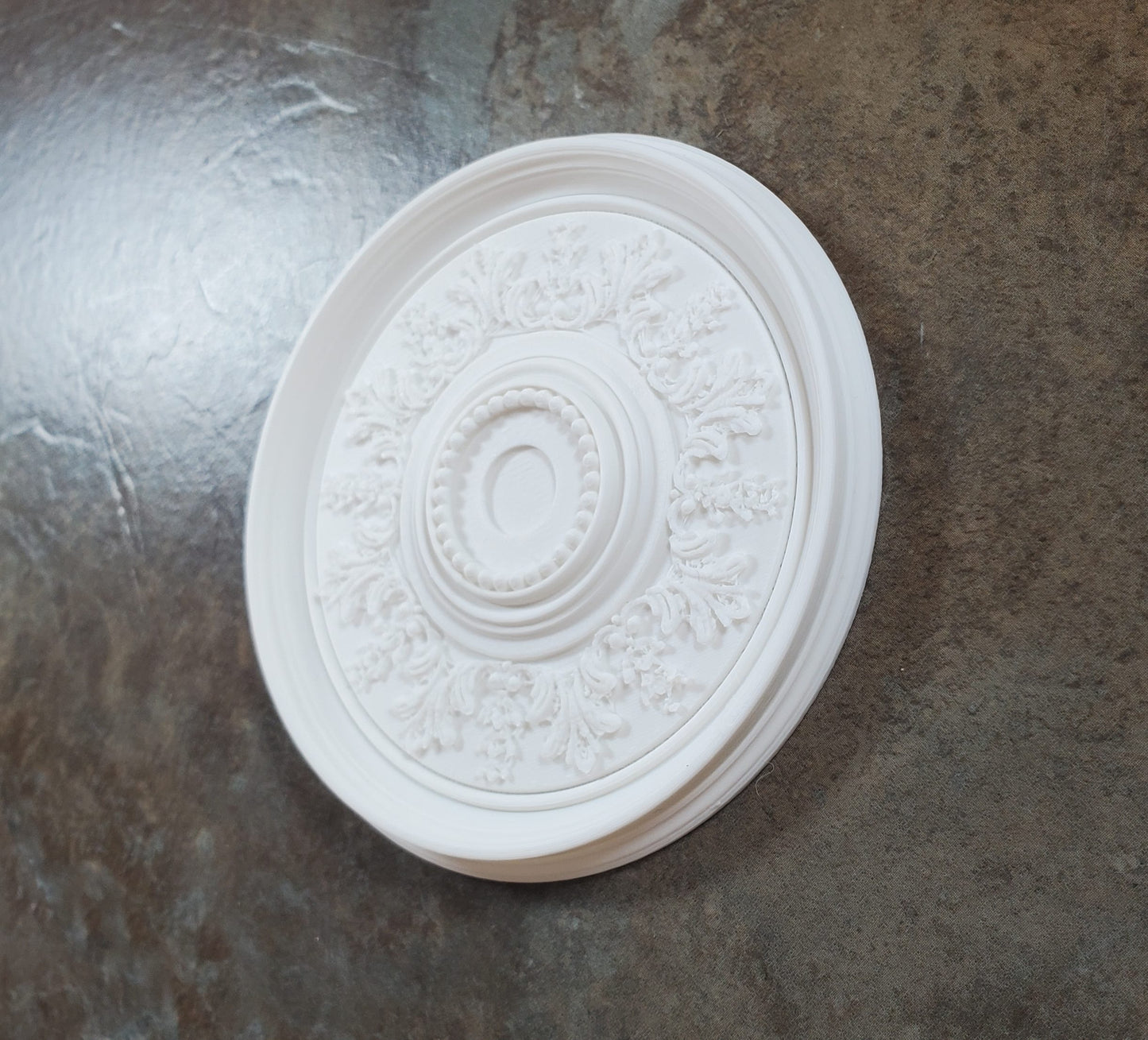 Dollhouse Ceiling Rose Medallion for Battery Lights 1:12 Scale Miniature Style 7