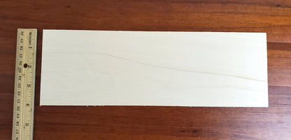 Basswood Sheet Plank Thin 1/16" Thick x 4" Wide x 12" long Kiln Dried Woodworking