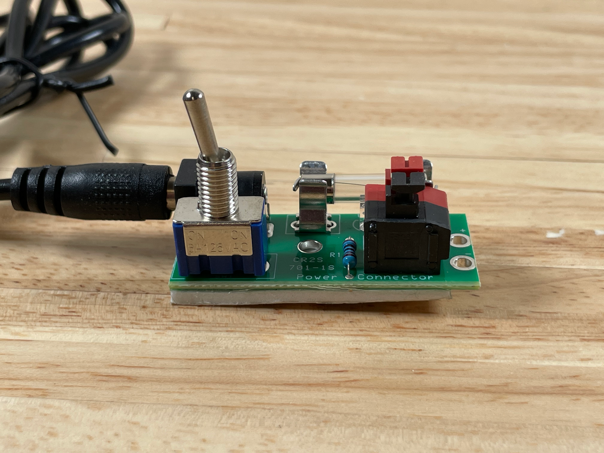 Dollhouse Power Connector with Power Supply Plug Tape or Round Wire Electrical