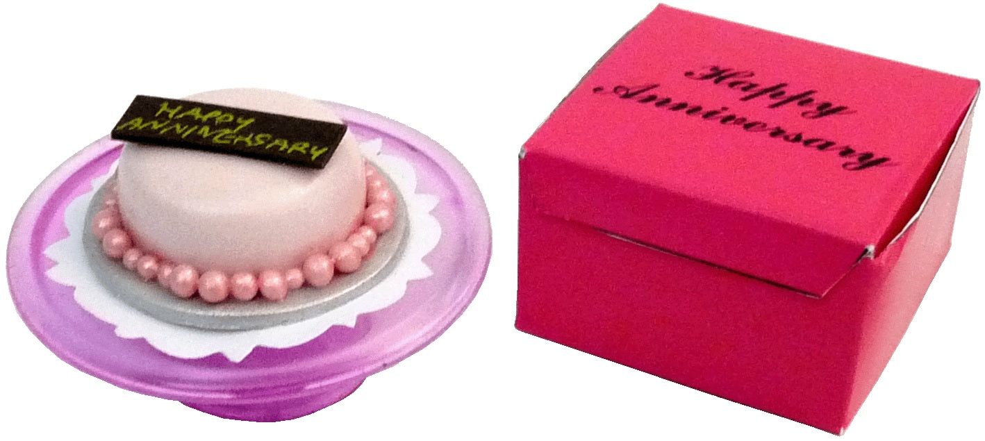 Dollhouse Happy Anniversary Pearl Combo 1:12 Scale Miniature Dessert Food