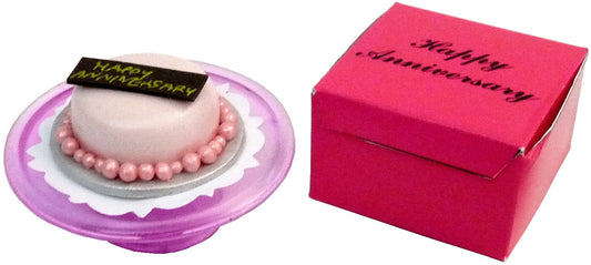 Dollhouse Happy Anniversary Pearl Combo 1:12 Scale Miniature Dessert Food