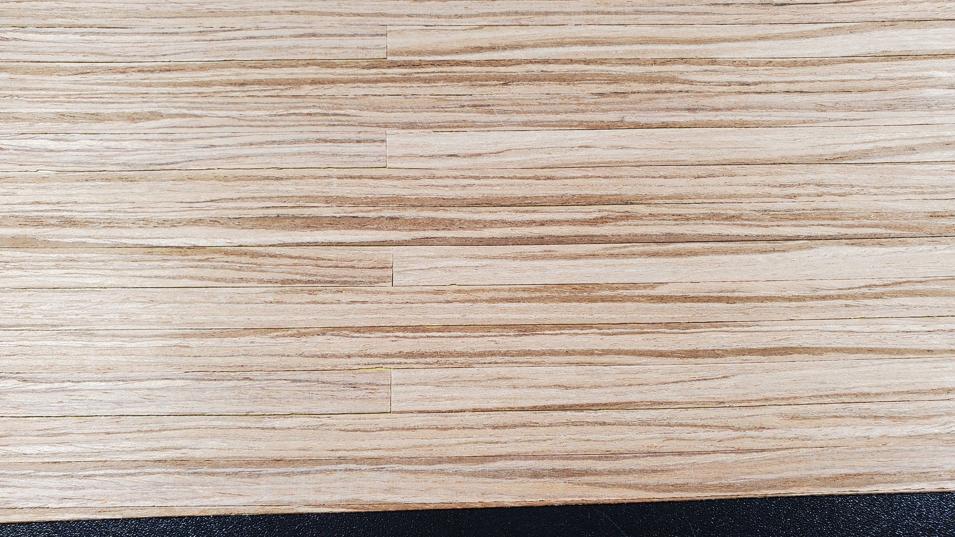Dollhouse Wood Floor Weathered Oak Real Wood Peel & Stick 1:12 Scale 17" x 11"