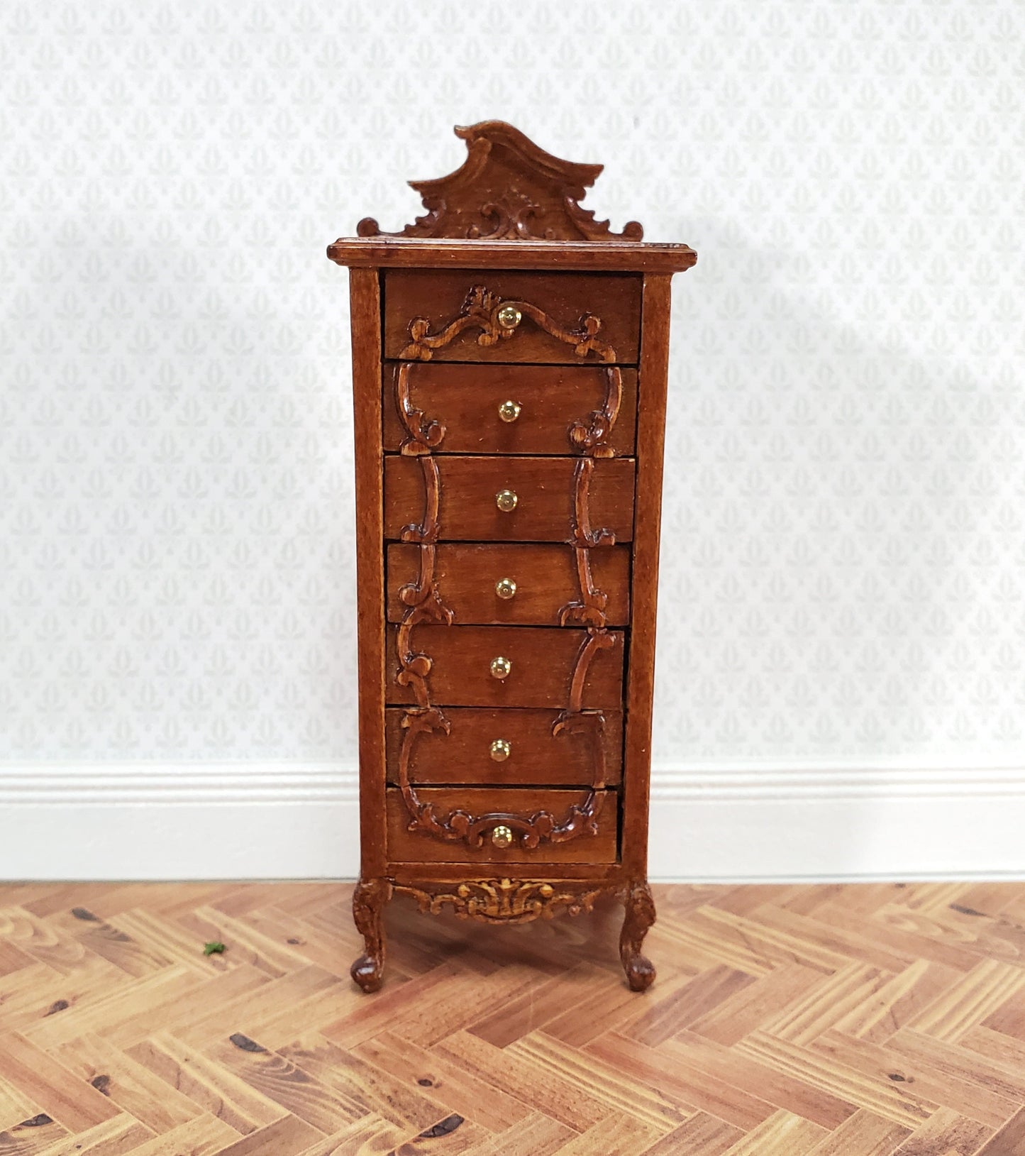 Dollhouse JBM Lingerie or Jewelry Dresser Chest Tall 1:12 Scale Furniture