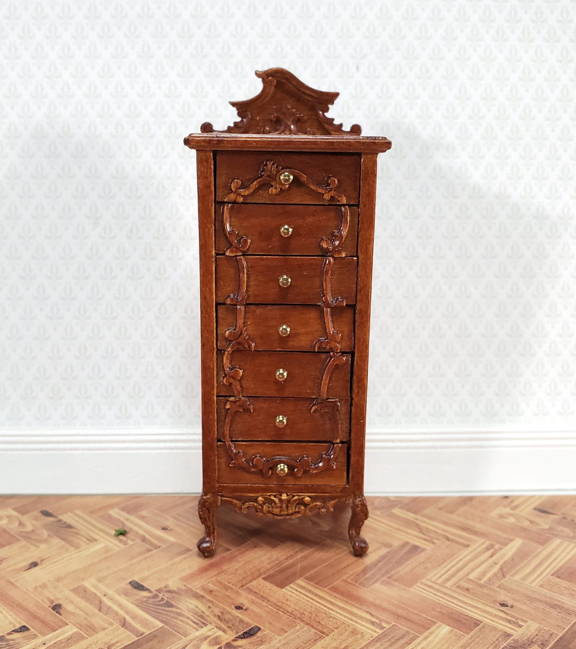 Dollhouse JBM Lingerie or Jewelry Dresser Chest Tall 1:12 Scale Furniture