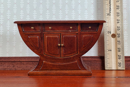 Bespaq Dollhouse Side Board Buffet Art Deco 1:12 Scale Miniature Furniture