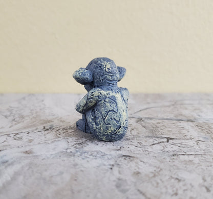 Dollhouse Sitting Gargoyle Goblin for Garden Large 1:12 Scale Miniature 1 1/4" Tall