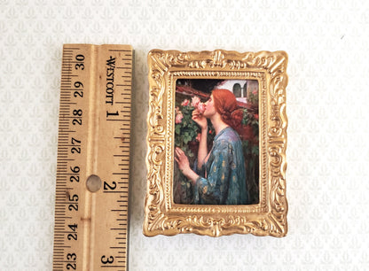 Miniature Framed Print Soul of the Rose 1:12 Scale Waterhouse Renaissance
