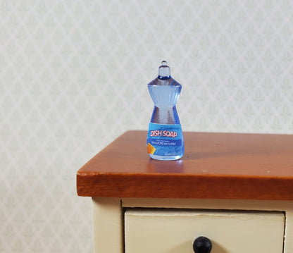 Dollhouse Dish Soap Dishwashing Bottle 1:12 Scale Miniature Kitchen Accessories