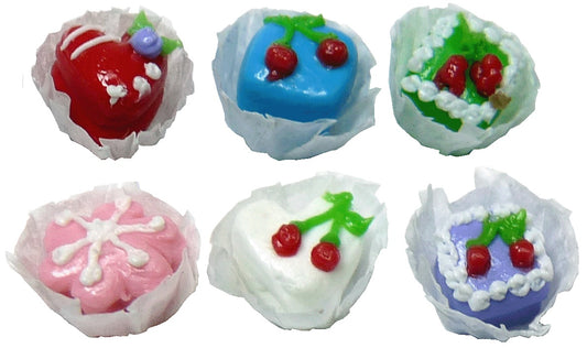 Dollhouse Assorted Candies in Wrappers Set of 6 1:12 Scale Miniature Food