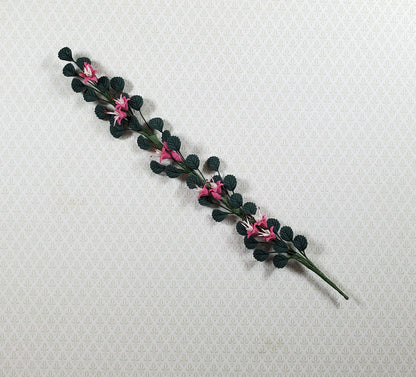 Dollhouse Climbing Flowering Fuchsia Vine 1:12 Scale Miniature Garden Plant