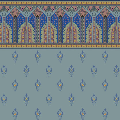 Dollhouse Wallpaper Victorian Dresser Victory Frieze Bradbury & Bradbury 1:12 Scale