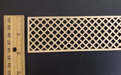 Dollhouse Lattice Decoration Exterior Architectural Detail 1:12 Scale Miniature