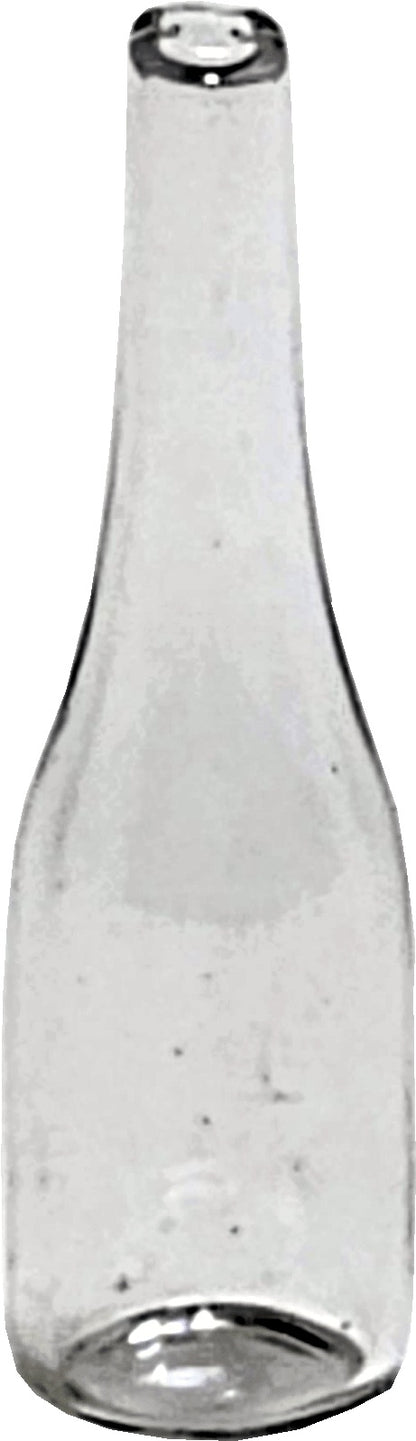 Dollhouse Clear Glass Wine Bottle 1:12 Scale Miniature Decoration Drinks