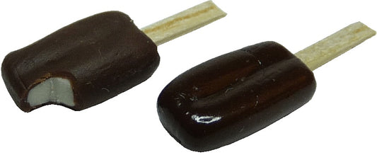 Dollhouse Vanilla & Chocolate Ice Cream Bars Set of 2 1:12 Scale Miniature