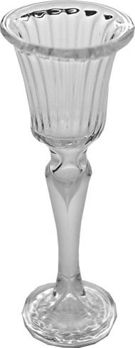 Dollhouse Square Cut Wine Glass 1:12 Scale Kitchen Dining