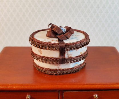 Dollhouse Hat Box Vintage Artisan 1:12 Scale Miniature
