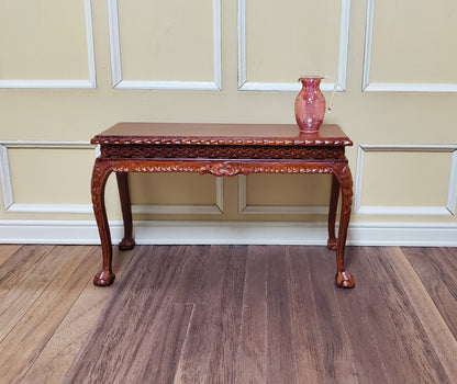 Dollhouse Miniature Pitcher Cranberry Glass Textured 1:12 Scale Philip Grenyer