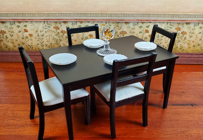 Dollhouse Glass Rooster Centerpiece Sculpture 1:12 Scale Miniature