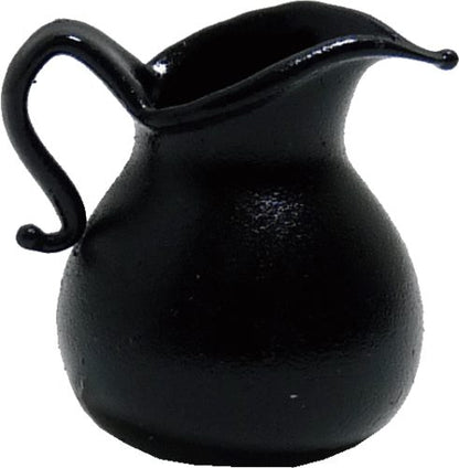 Dollhouse Black Pitcher 1:12 Scale Miniature Kitchen Halloween Decoration