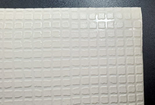 Miniature Dimensional Cream Tile Squares Flooring 1:12 Scale Model Scenery